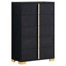 Marceline Bedroom Sets White & Black 4 & 5 Piece