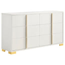 Marceline Bedroom Sets White & Black 4 & 5 Piece