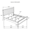Sonora California King, E.King, & Queen Bed