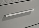 Ives 4 & 5 Piece Bedroom Set E.king & Queen White & Grey