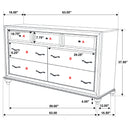Barzini Bedroom Set White