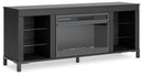 Cayberry Entertainment Center with Electric Fireplace