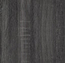 Kravitz Rectangular Writing Desk Weathered Grey and Chrome