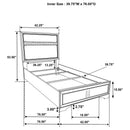 Miranda Twin Bed
