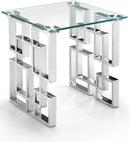 Alexis Chrome End Table