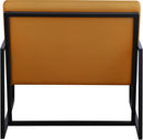 Industry Cognac Faux Leather Accent Chair