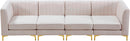 Alina Pink Velvet Modular Sectional