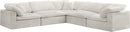Cozy Cream Velvet Cloud Modular Sectional