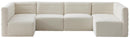 Quincy Cream Velvet Modular Sectional