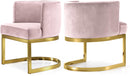 Gianna Pink Velvet Dining Chair