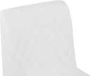 Bryce White Faux Leather Stool