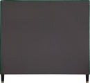 Harlie Green Velvet King Bed