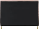 Zara Pink Velvet Queen Bed (3 Boxes)