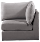 Jacob Grey Velvet Corner