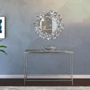 Butterfly Silver Console Table