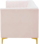 Alina Pink Velvet Modular Sectional
