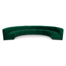 Limitless Green Velvet 9pc. Modular Sectional