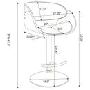 Dana Adjustable Bar Stool