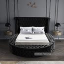 Luxus Black Velvet Full Bed (3 Boxes)