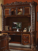 Acme Vendome Bookcase with Intricate Carving Design in Cherry 92128
