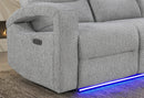 U6611 Grey 15 Power Recliner with LED
