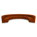 Limitless Cognac Velvet 10pc. Modular Sectional