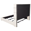 Tisdall Wingback Bed with Flame Visualizer