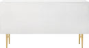 Modernist White Gloss Dresser