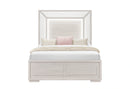 Clara Beige Bed with LED