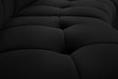 Limitless Black Velvet 2pc. Modular Sectional