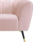 Beaumont Pink Velvet Chair