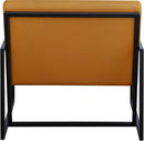 Industry Cognac Faux Leather Accent Chair