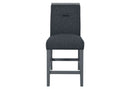 Monaco Dark Grey Bar Table and 4 Monaco Dark Grey Bar Stools