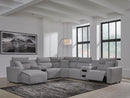 Modmax II Power Reclining Sectional with Chaise and Audio Consoles