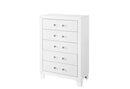 Luccia White Bed Group with LED