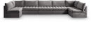 Jacob Grey Velvet Modular Sectional
