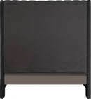 Fritz Black Velvet Full Bed
