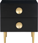 Zayne Black Night Stand