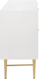 Modernist White Gloss Dresser