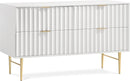 Modernist White Gloss Dresser
