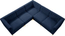Alina Navy Velvet Modular Sectional