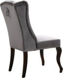 Suri Grey Velvet Dining Chair