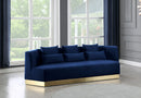Marquis Navy Velvet Sofa