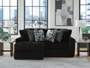 Midnight-Madness Sectional with Chaise