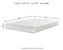 Chime 8 Inch Memory Foam Mattress in a Box