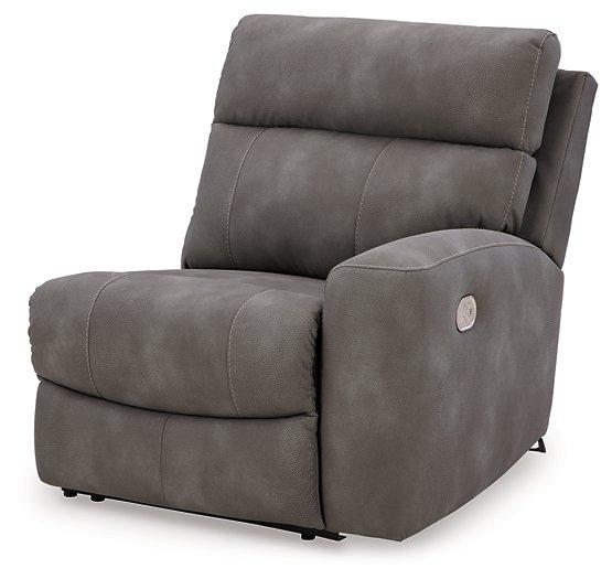 Next-Gen DuraPella Power Reclining Sectional Loveseat with Console