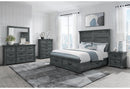TATUM GREY QUEEN BED GROUP WITH STORAGE