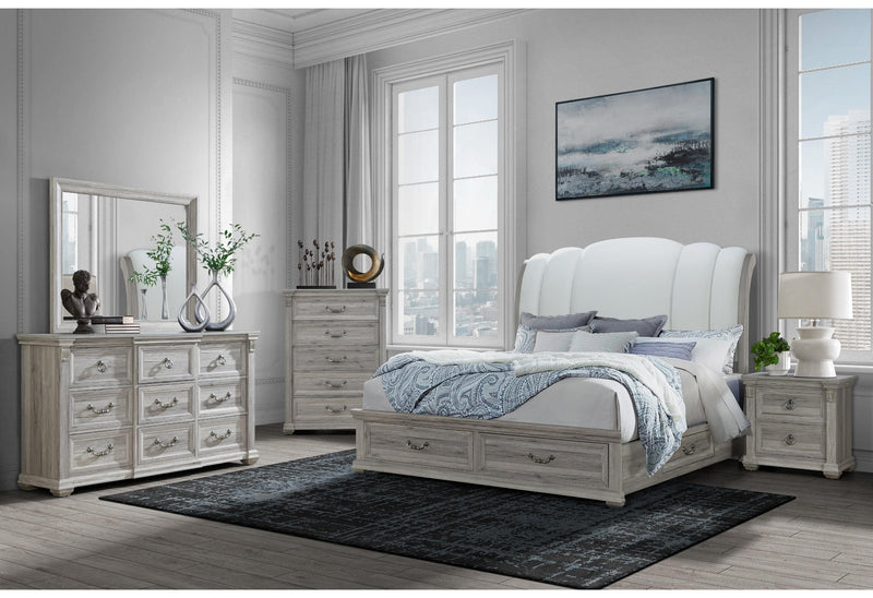 ROWAN NATURAL STORAGE QUEEN BED GROUP image