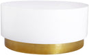 Deco White/Gold Coffee Table