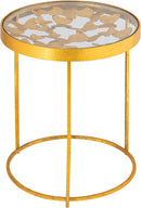 Butterfly Gold End Table